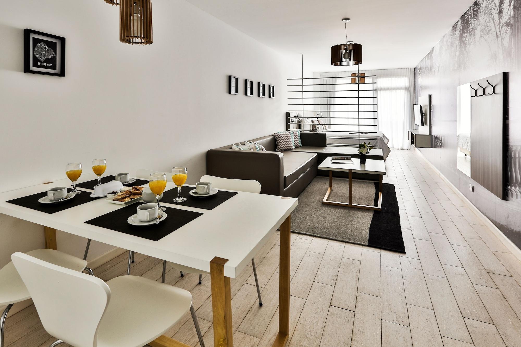 Ferienwohnung Flaat Recoleta Plaza Buenos Aires Exterior foto