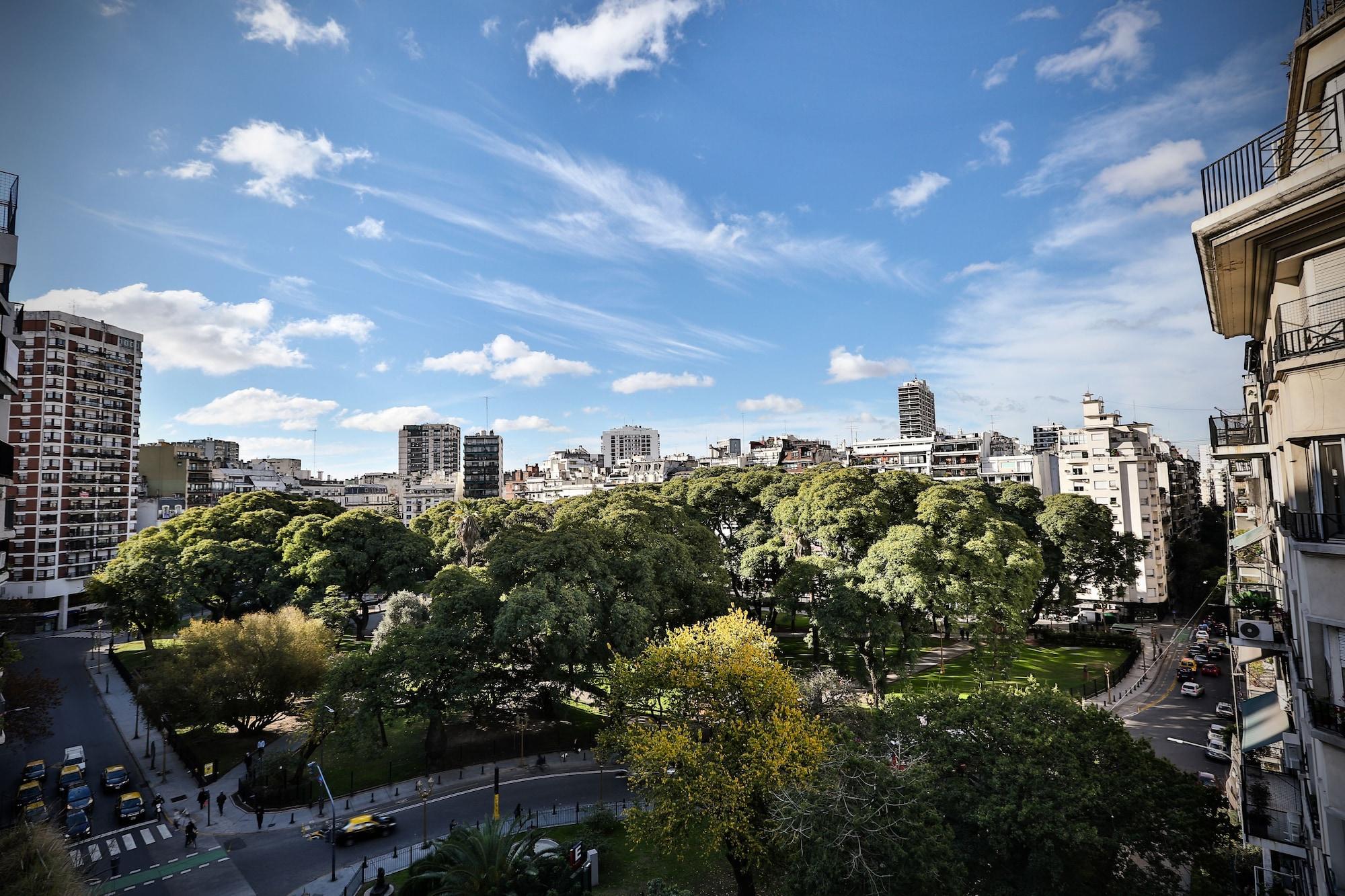 Ferienwohnung Flaat Recoleta Plaza Buenos Aires Exterior foto